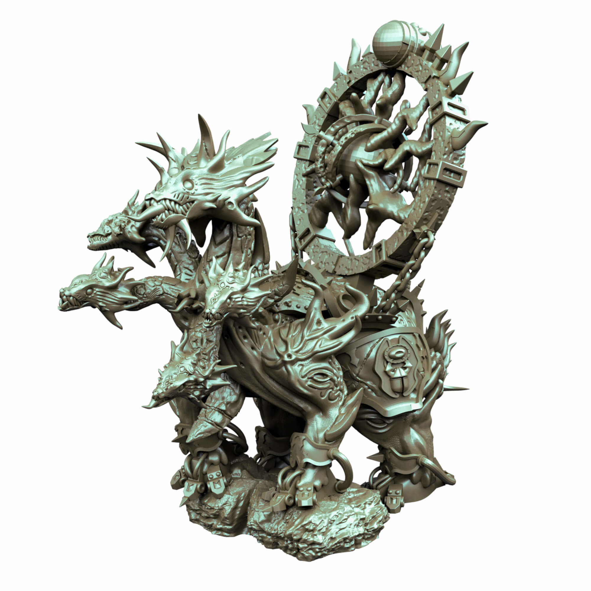 Hydra vortex beast and spawns of chaos collection 3D print model_5