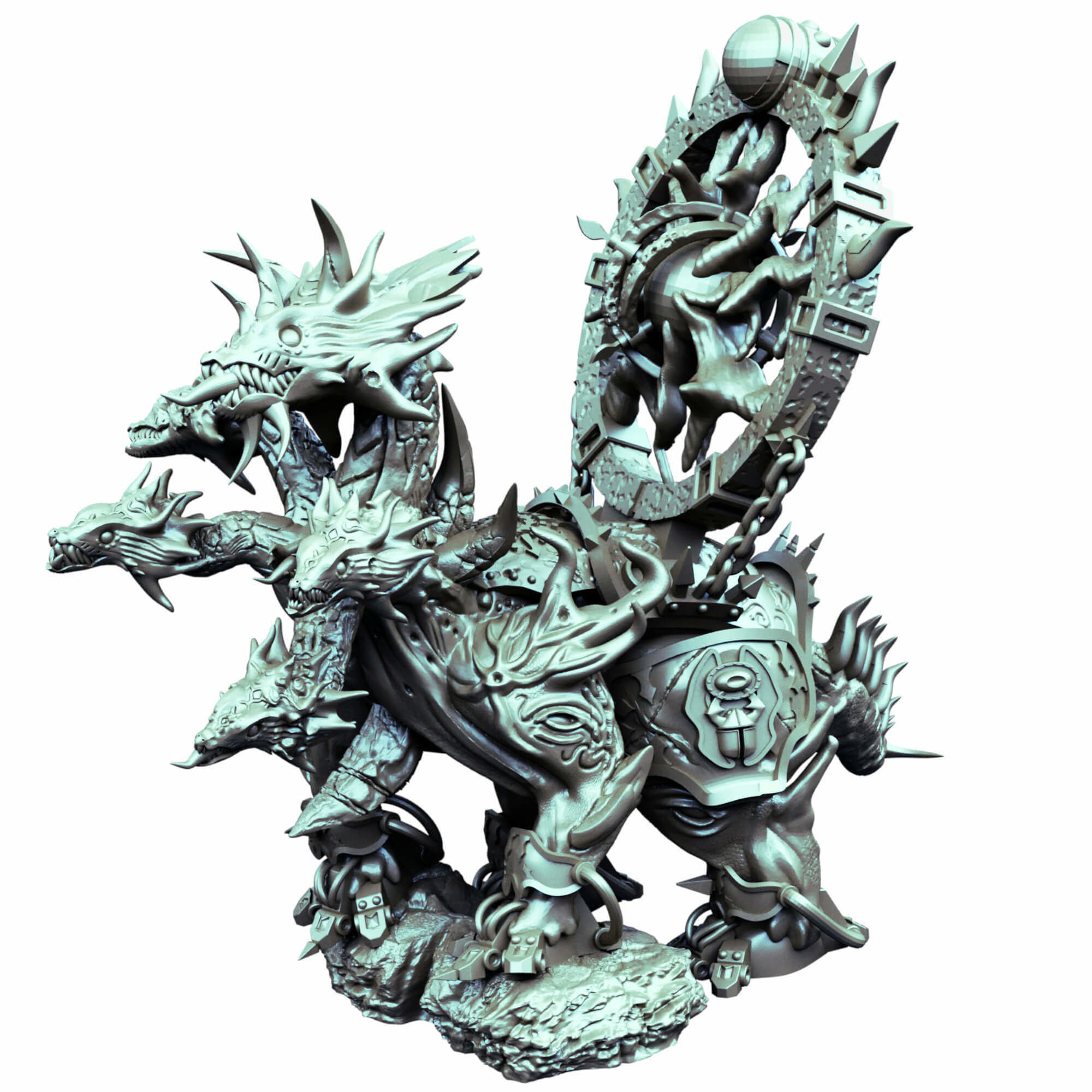 Hydra vortex beast and spawns of chaos collection 3D print model_7