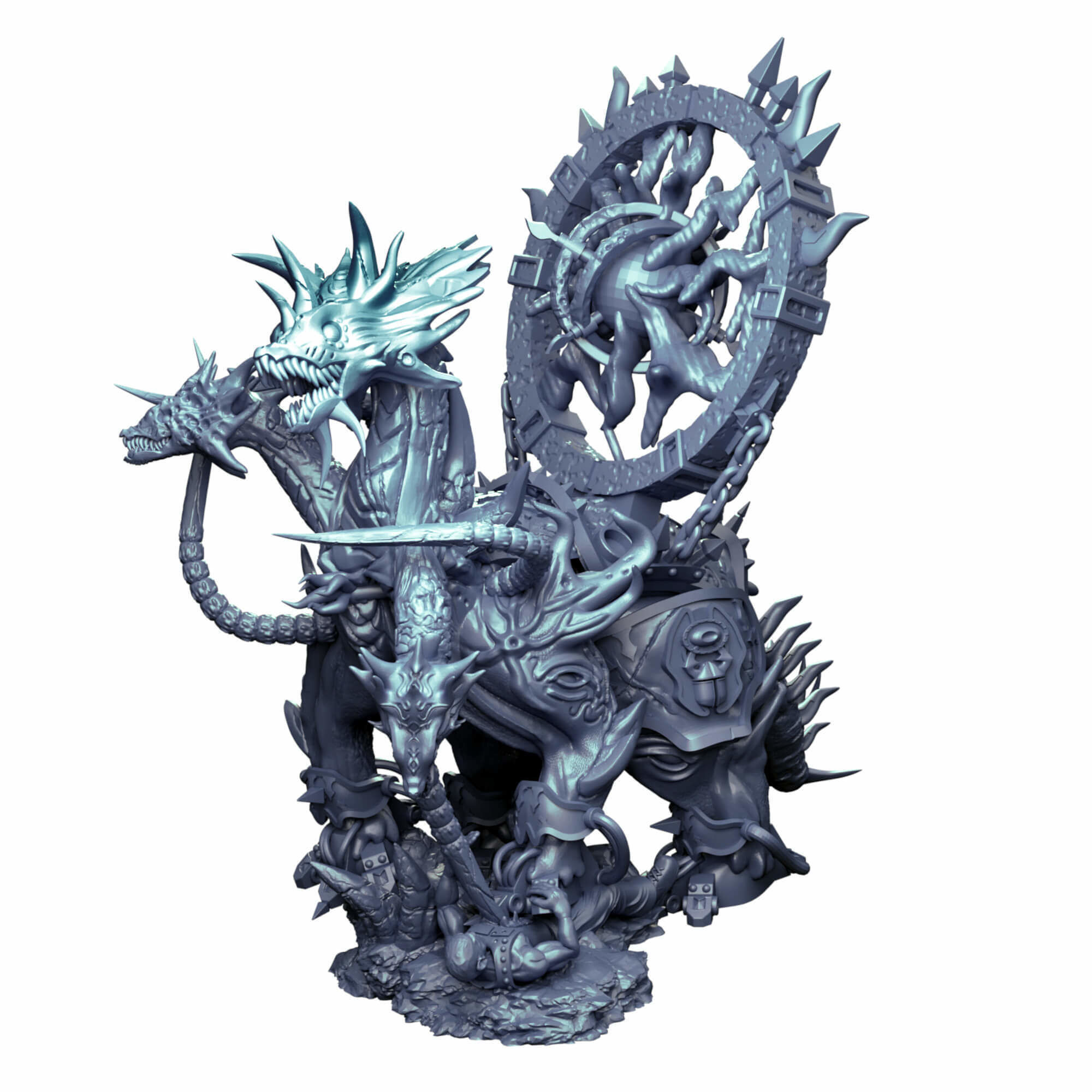 Hydra vortex beast and spawns of chaos collection 3D print model_11