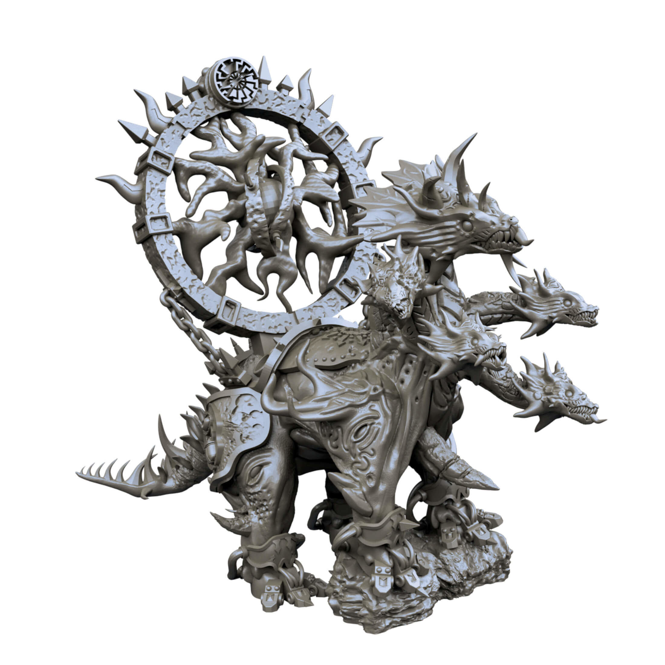 Hydra vortex beast and spawns of chaos collection 3D print model_2