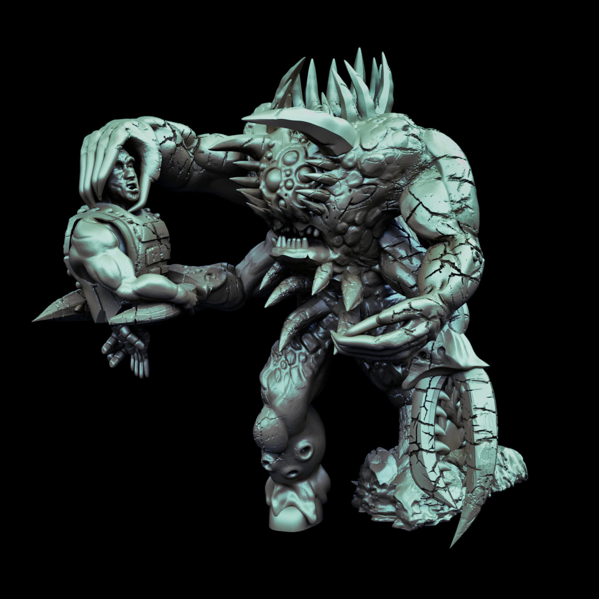 Hydra vortex beast and spawns of chaos collection 3D print model_26