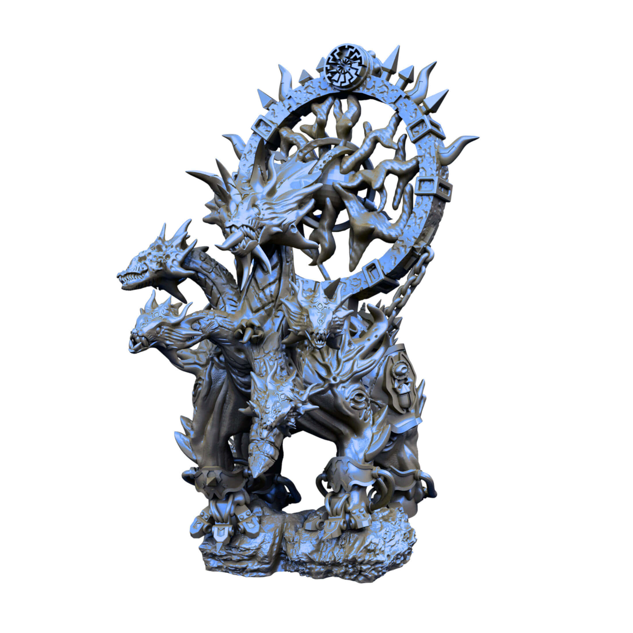 Hydra vortex beast and spawns of chaos collection 3D print model_4