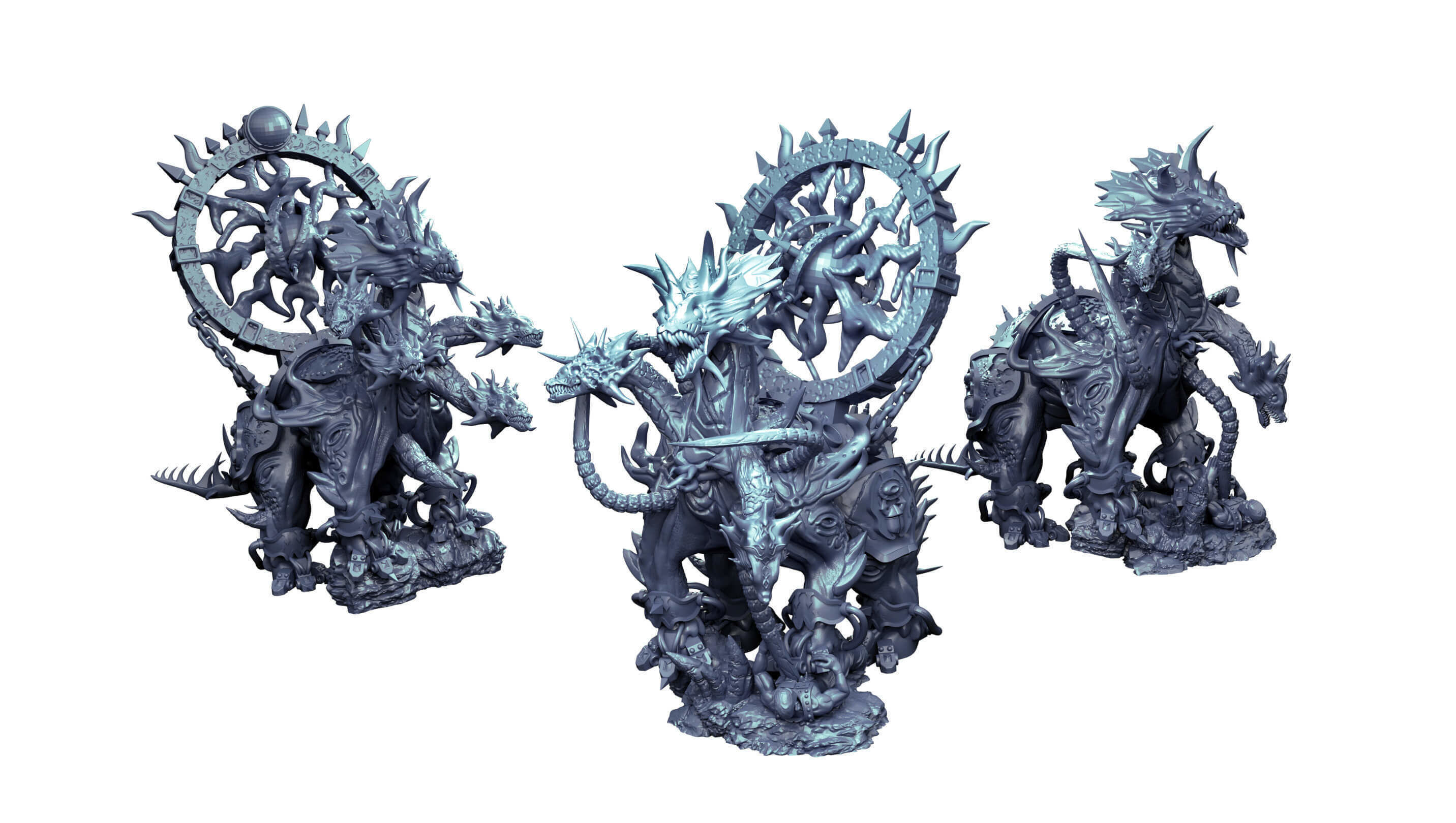 Hydra vortex beast and spawns of chaos collection 3D print model_8