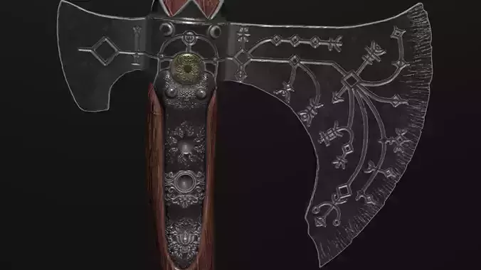 Leviathan Axe from God of War 3D model