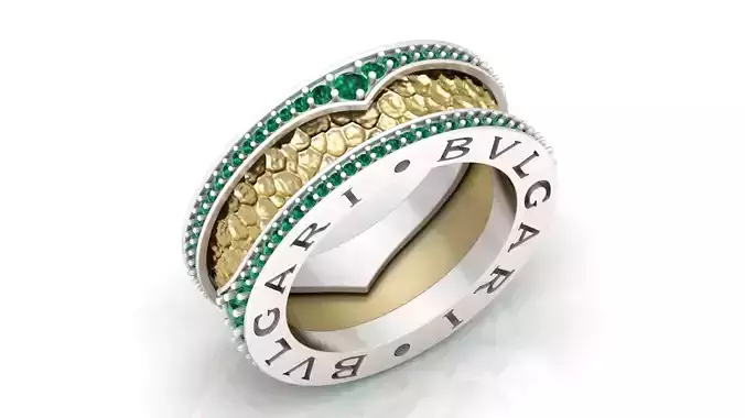 BVLGARI RING 07 3D print model