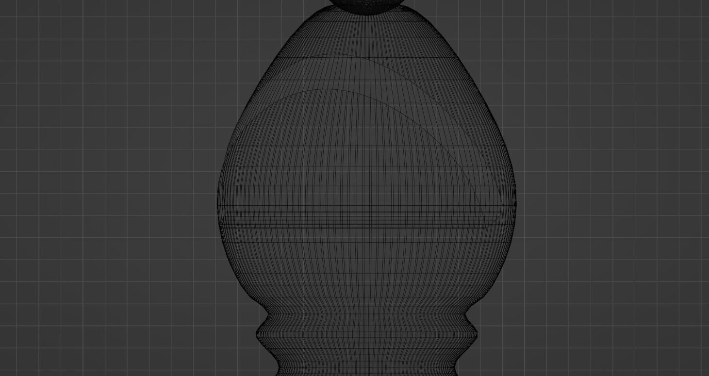 Bishop Wooden Chess Pieces  3D model_8