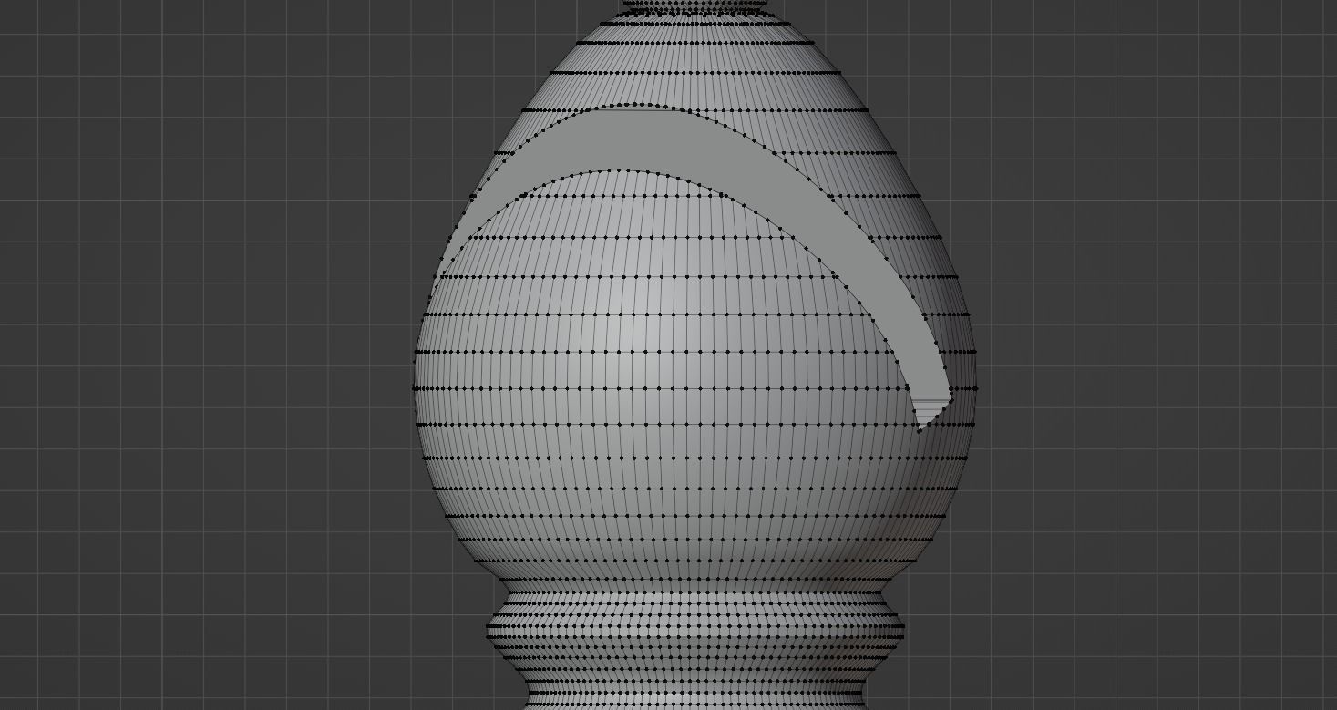 Bishop Wooden Chess Pieces  3D model_6