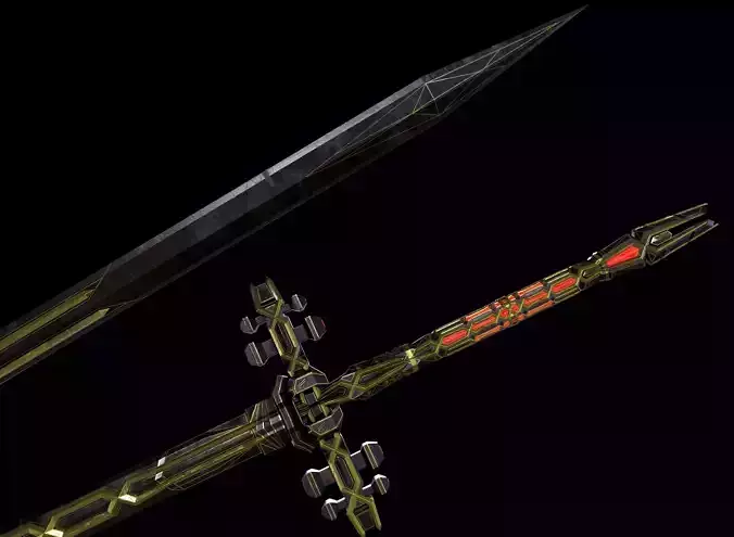 Fantazy Long Sword Melee Weapon