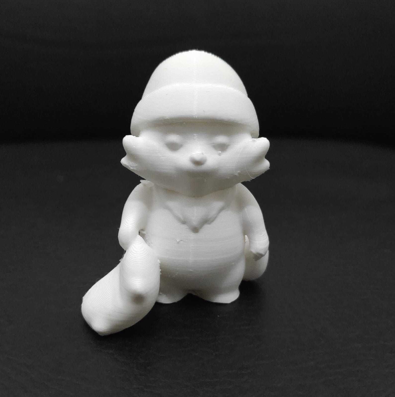 Sleepy Wolf 3D print model_10