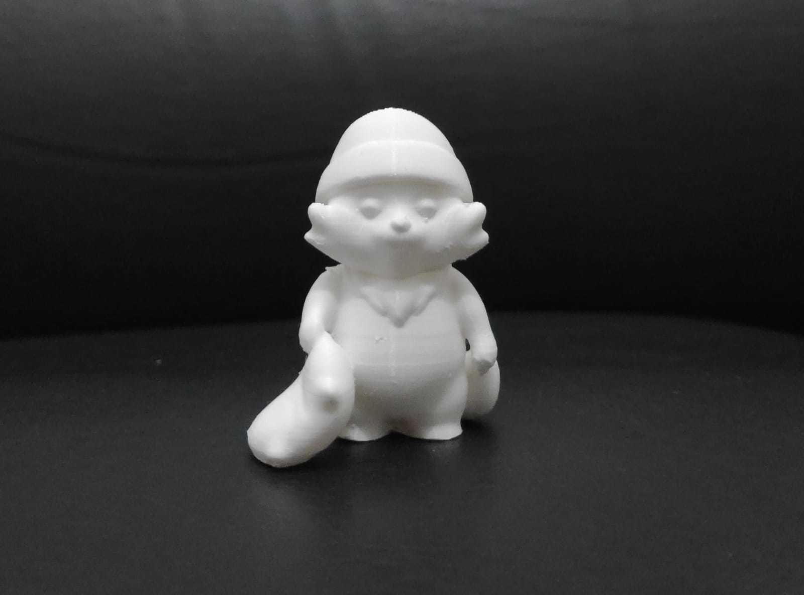 Sleepy Wolf 3D print model_4