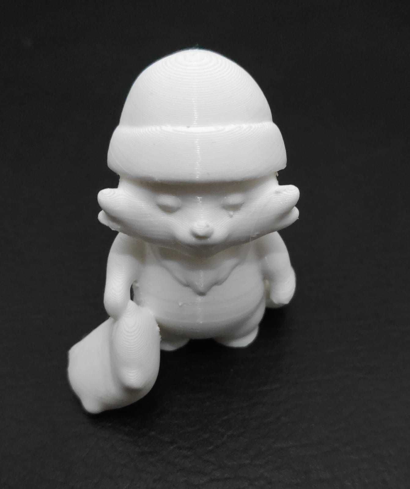 Sleepy Wolf 3D print model_11