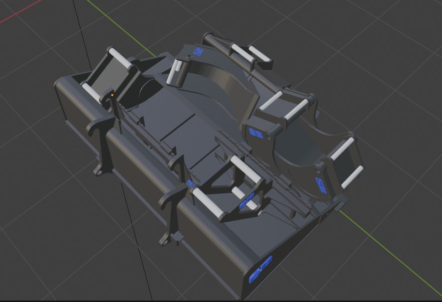 SB Bucket Set 3D model_3