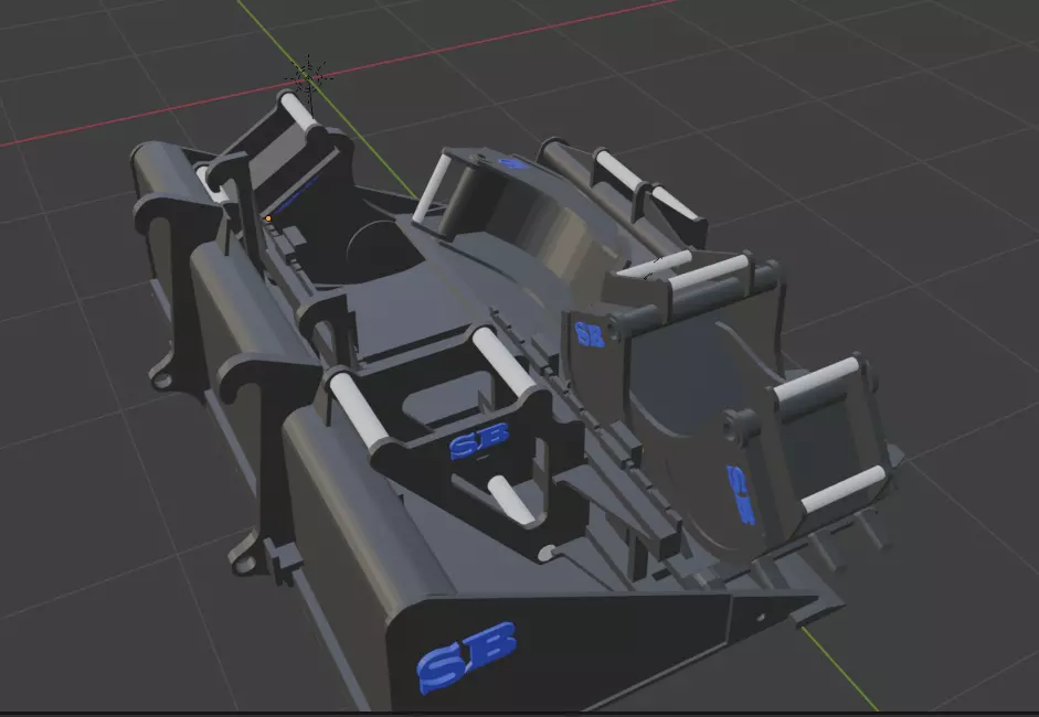 SB Bucket Set 3D model_0