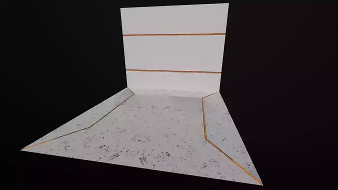 floor and wall sci-fi style