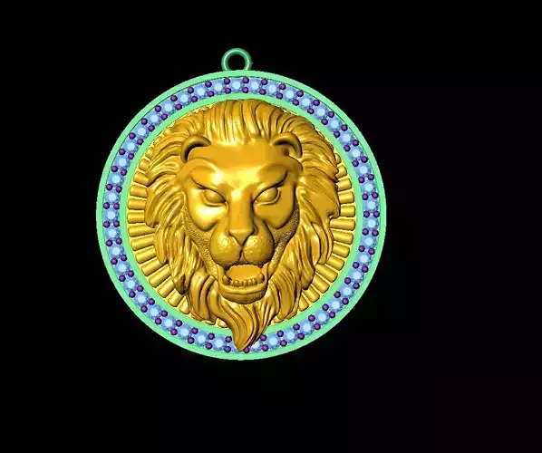 lion necklace