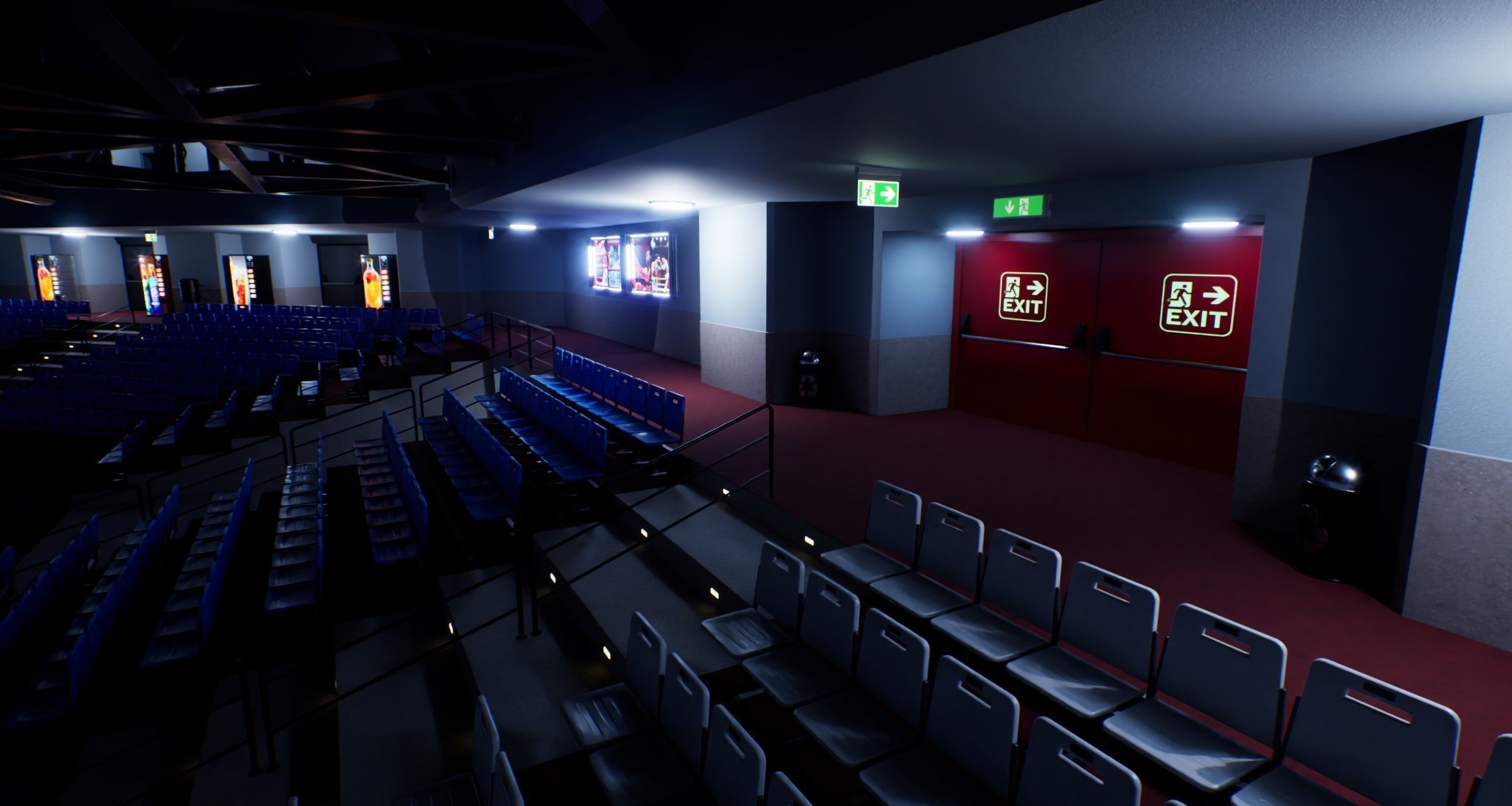 BOXING ARENA STADIUM - Game Ready Low-poly 3D model_21