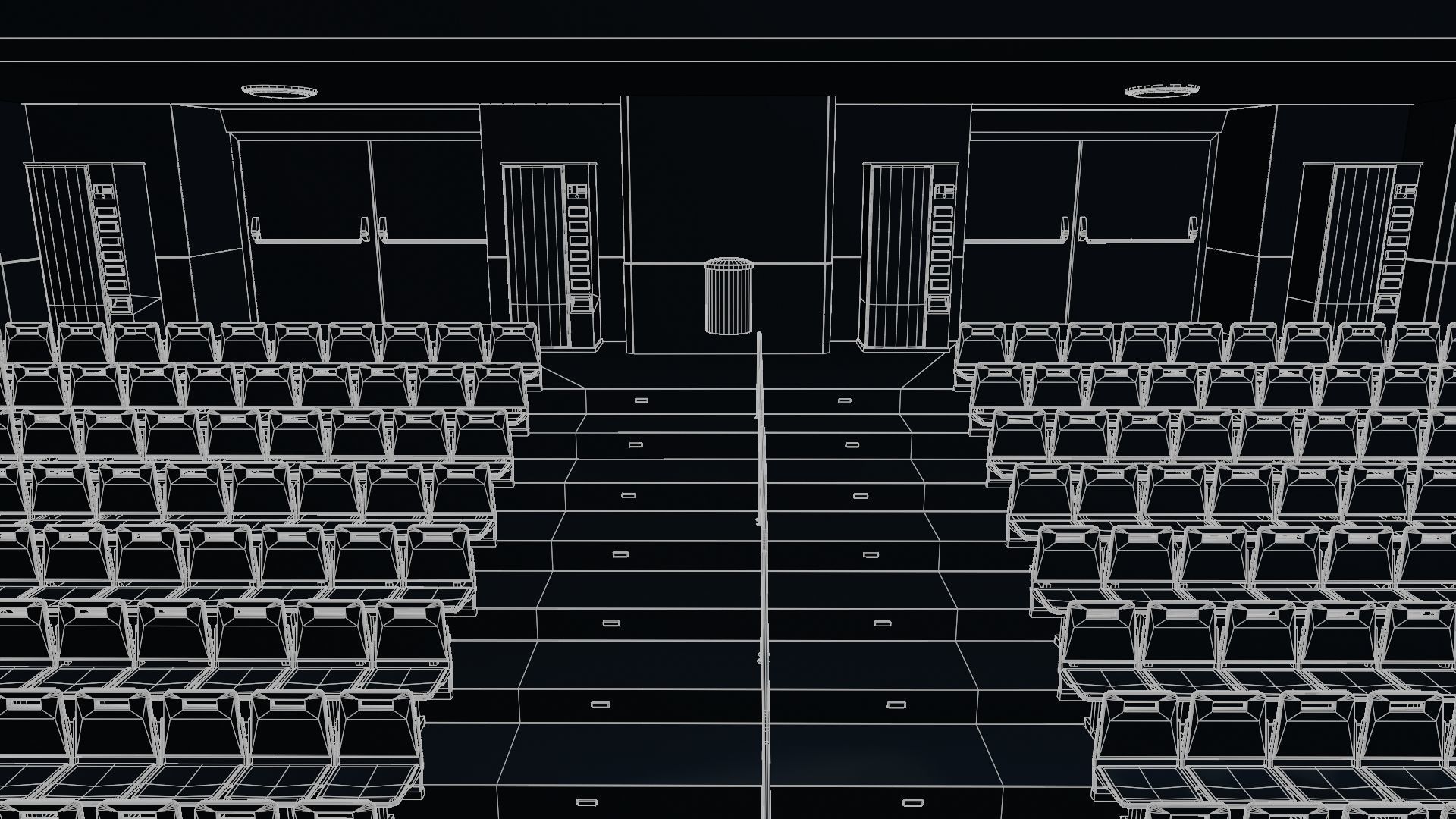 BOXING ARENA STADIUM - Game Ready Low-poly 3D model_25