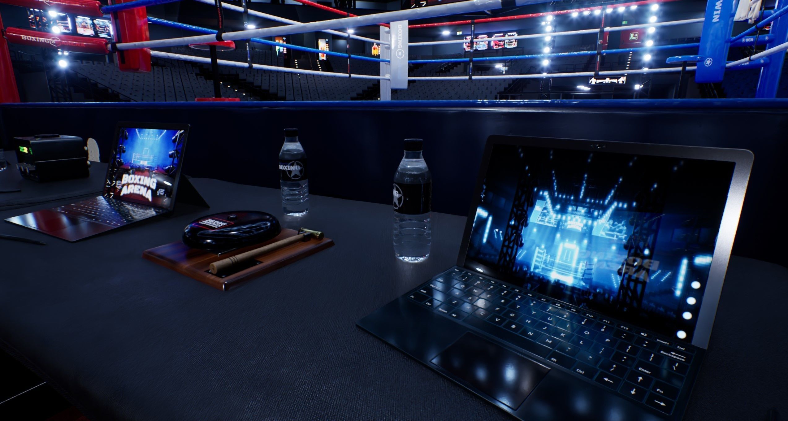 BOXING ARENA STADIUM - Game Ready Low-poly 3D model_10
