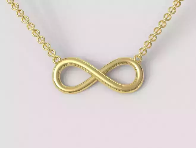 Infinity Necklace 3D print model