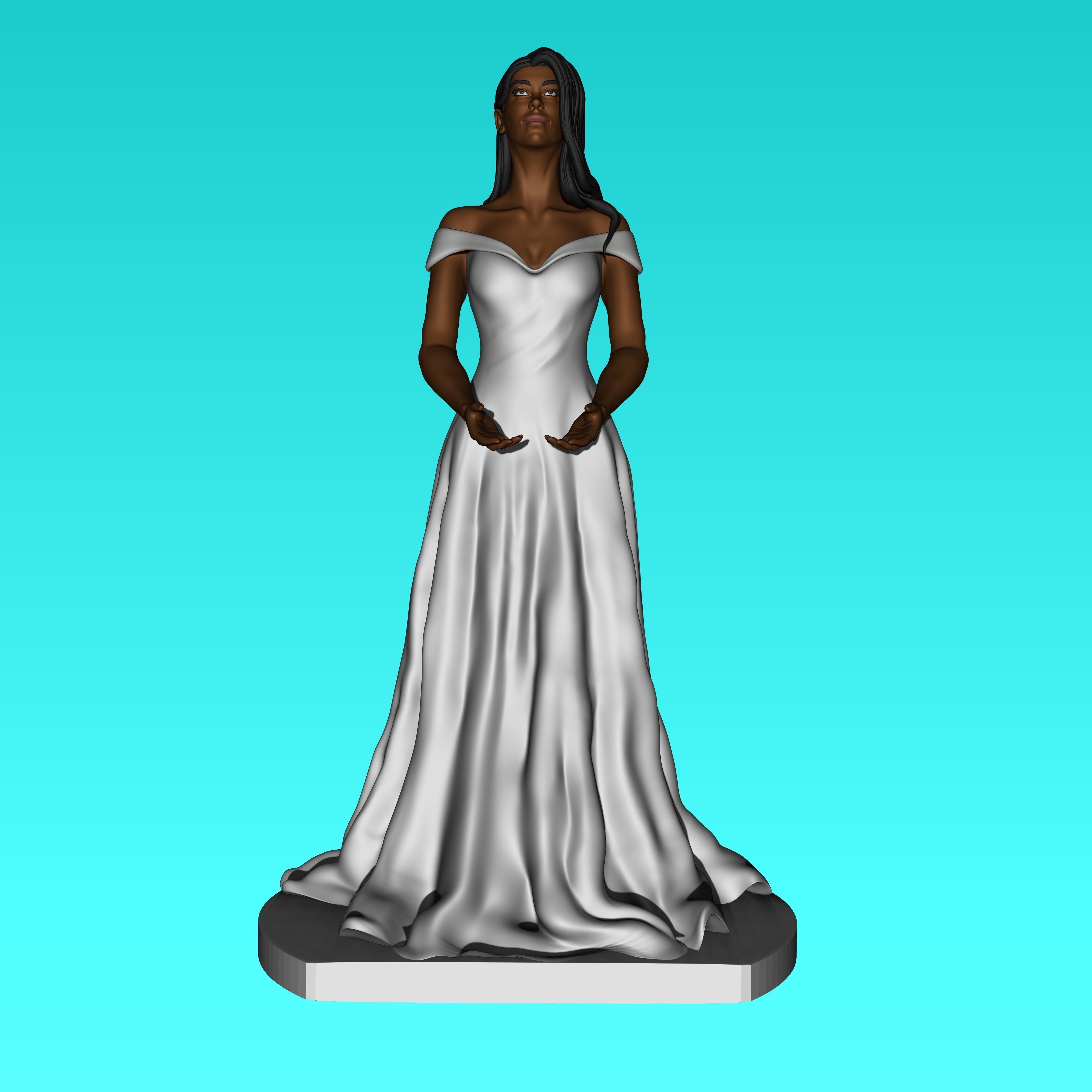 BRIDE AND GROOM VERSION 2 3D print model_7