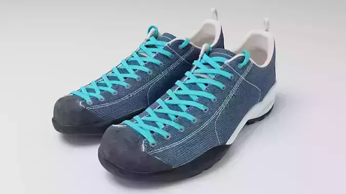 Pair of running shoes sneakers outdoor footwear