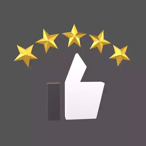 Rating Icon v6 006 Low-poly 3D model