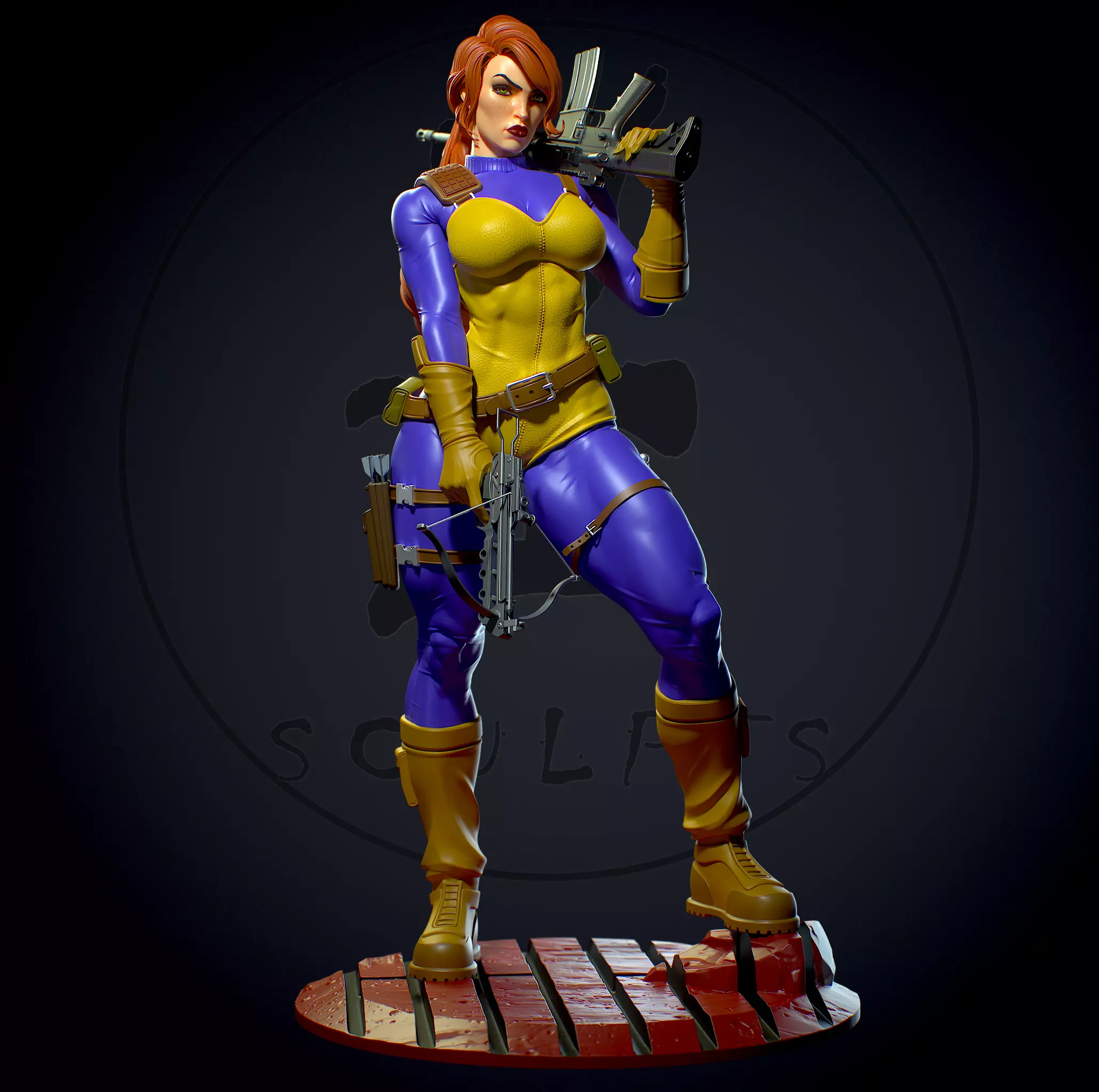 Scarlett with NSFW 3D print model_0