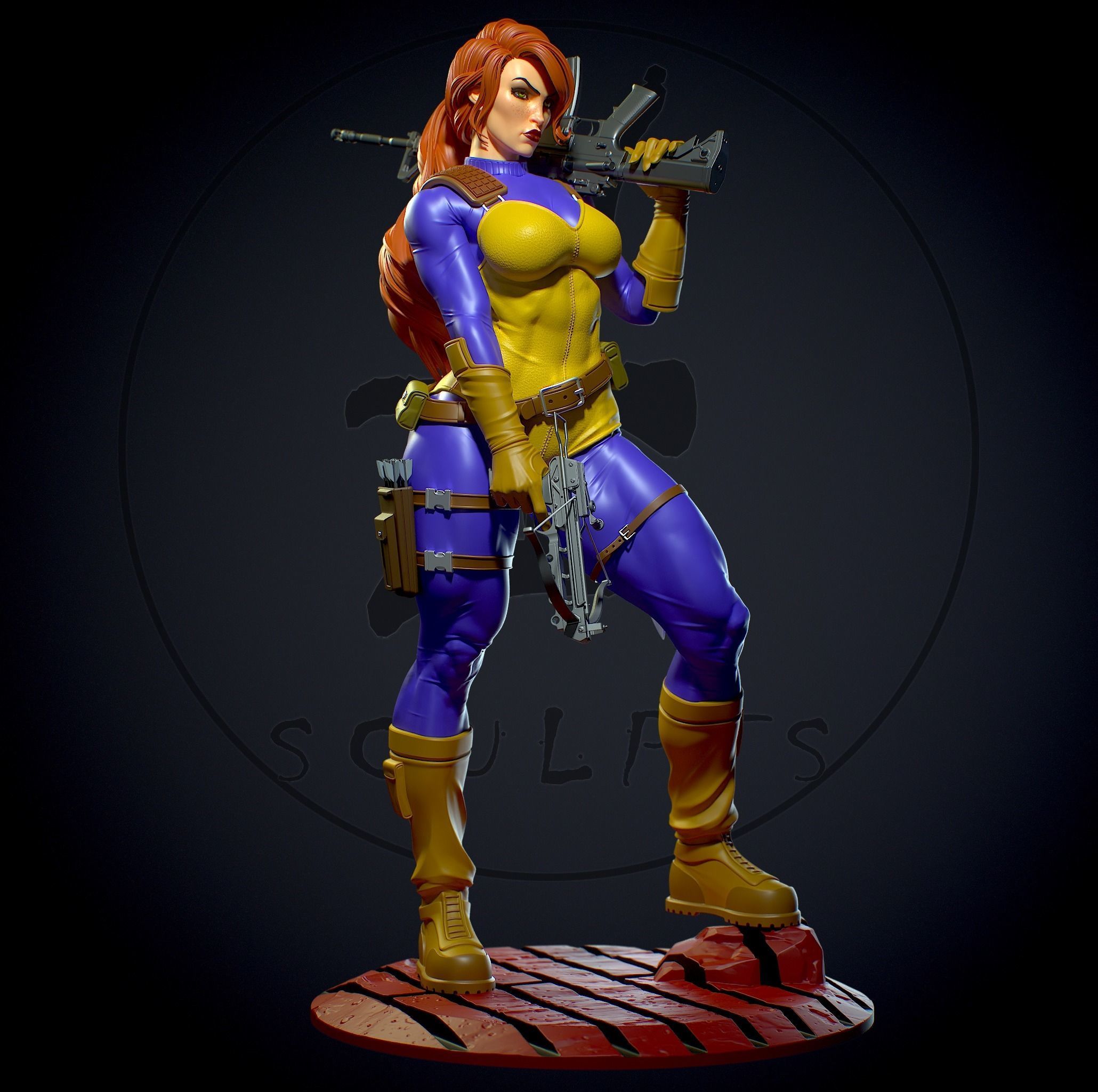 Scarlett with NSFW 3D print model_1