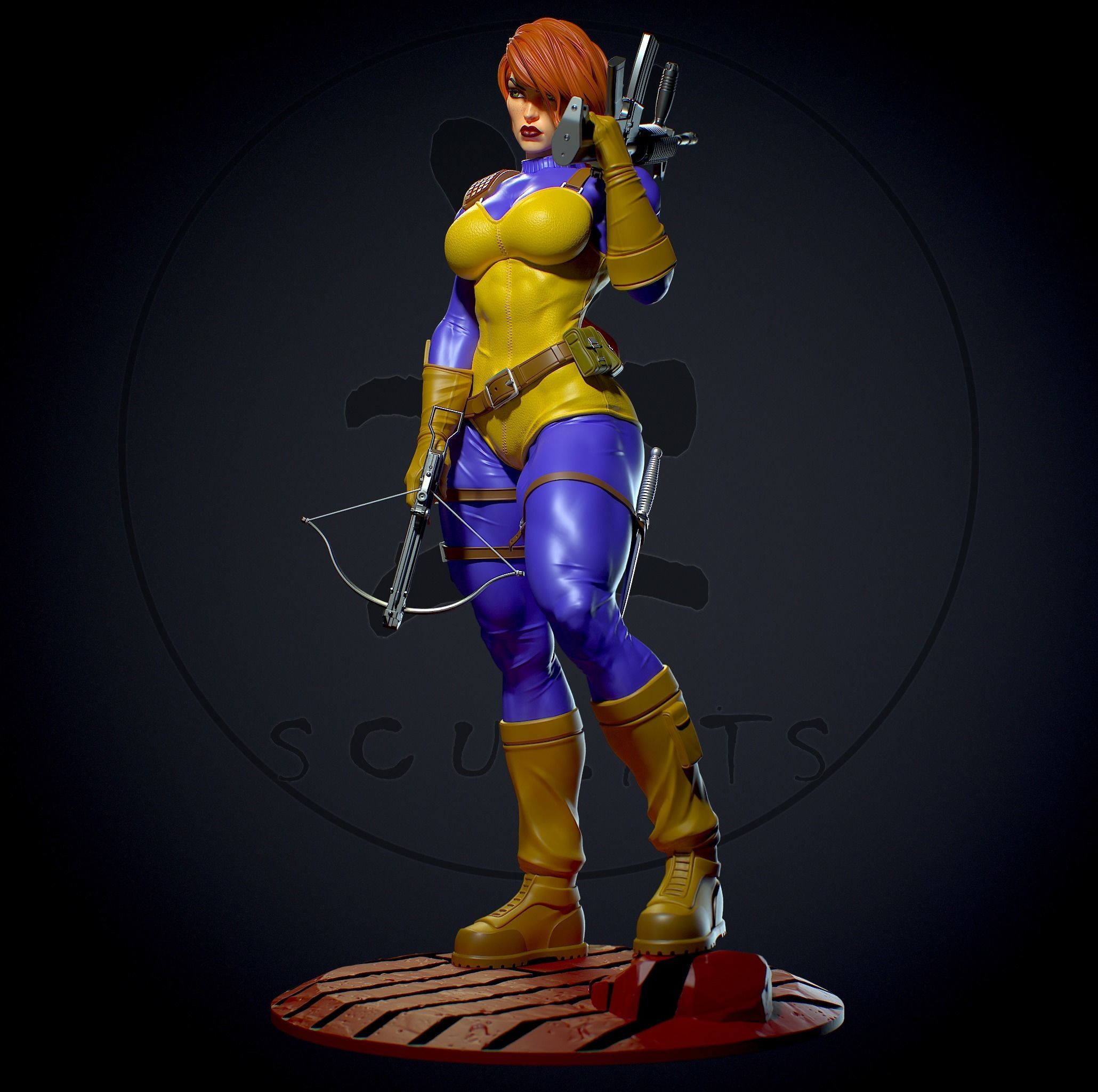 Scarlett with NSFW 3D print model_7