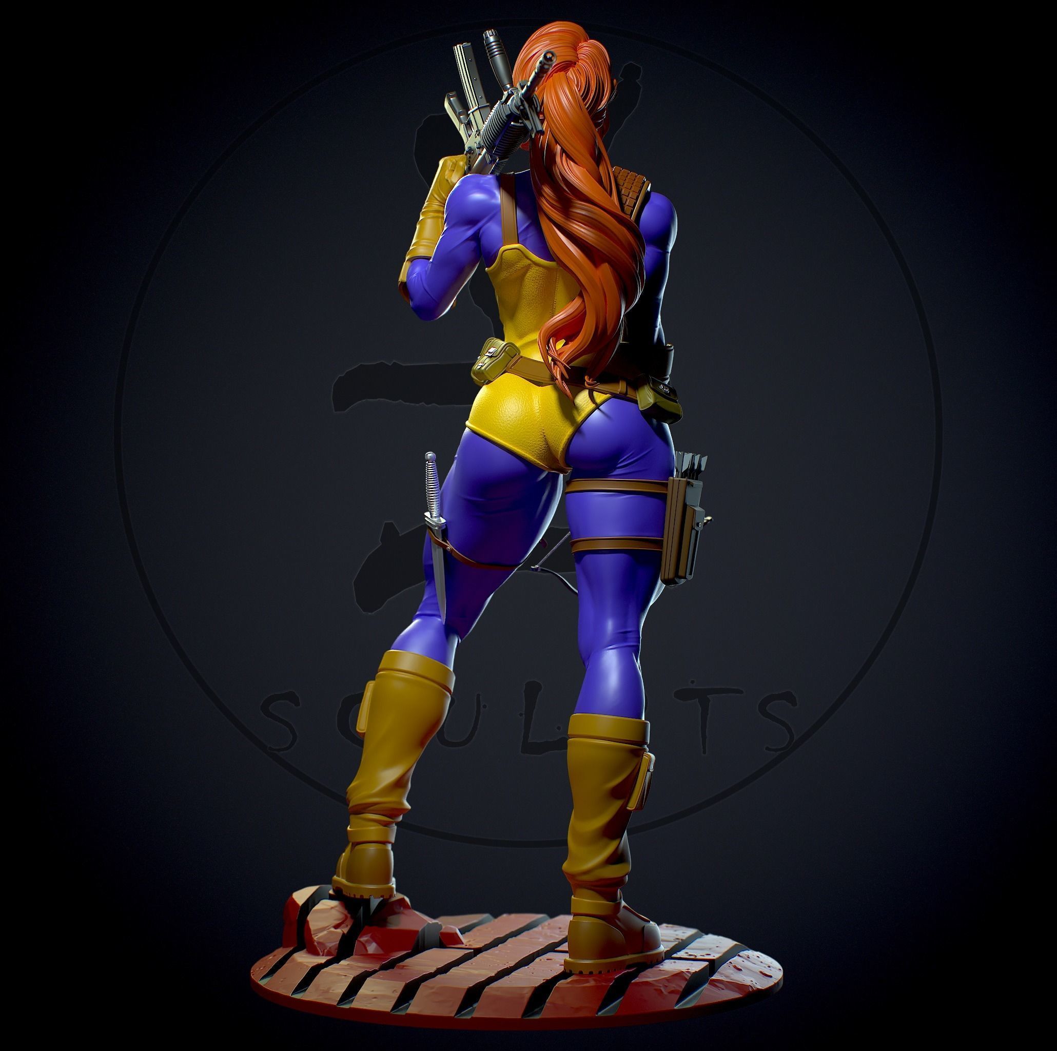 Scarlett with NSFW 3D print model_4