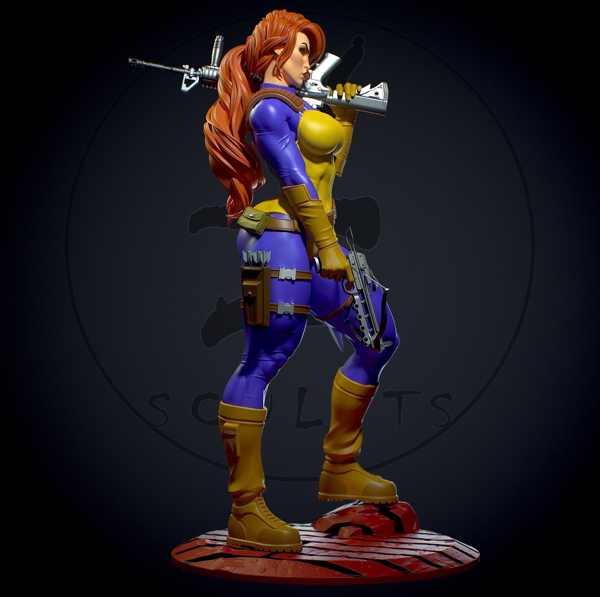 Scarlett with NSFW 3D print model_2