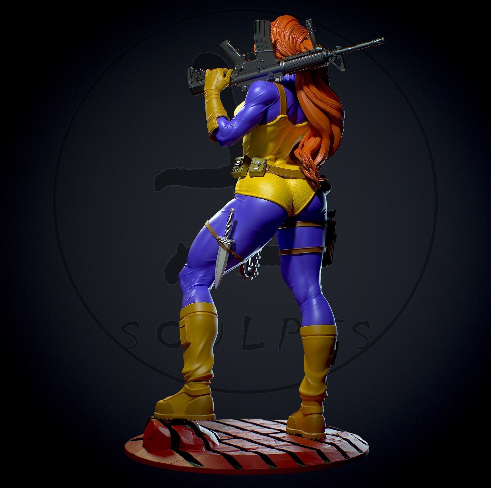 Scarlett with NSFW 3D print model_5