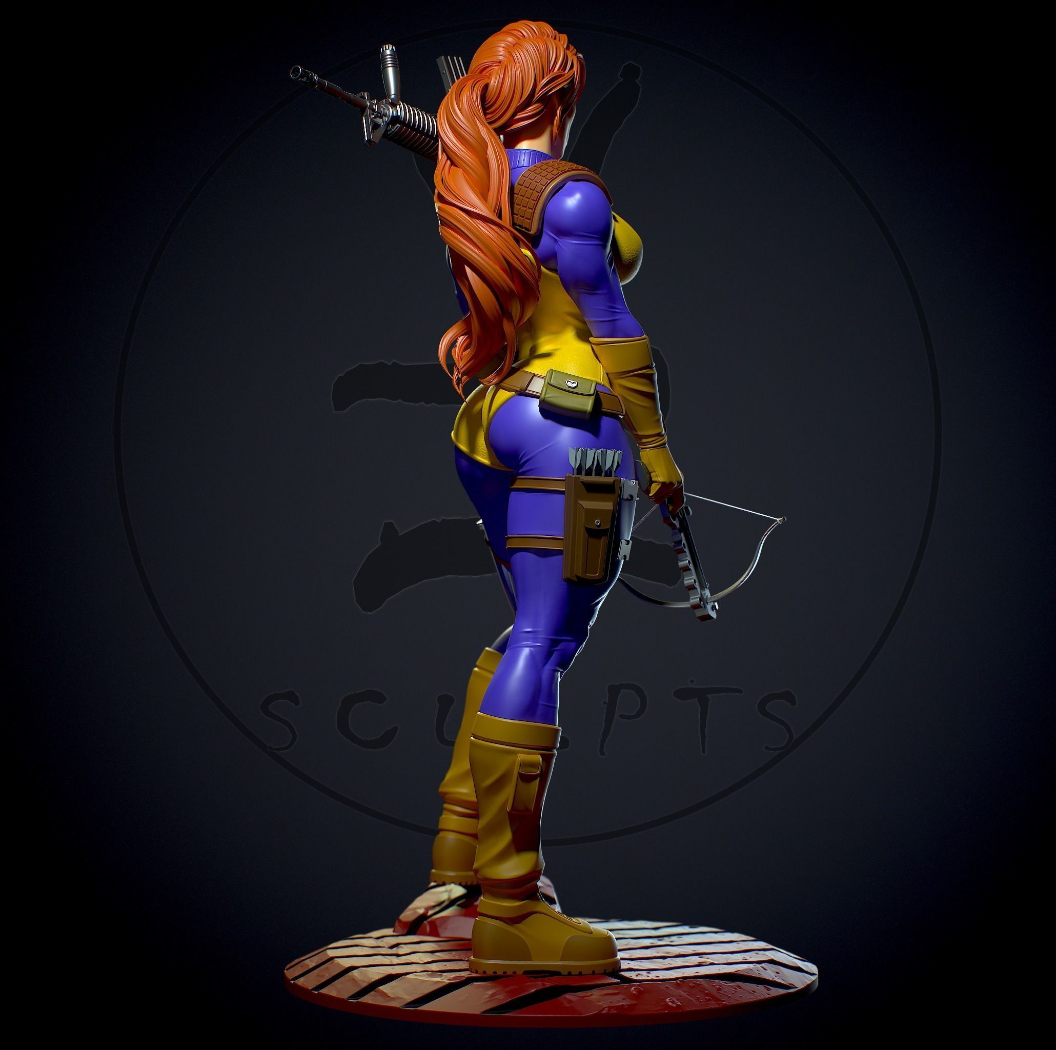 Scarlett with NSFW 3D print model_3