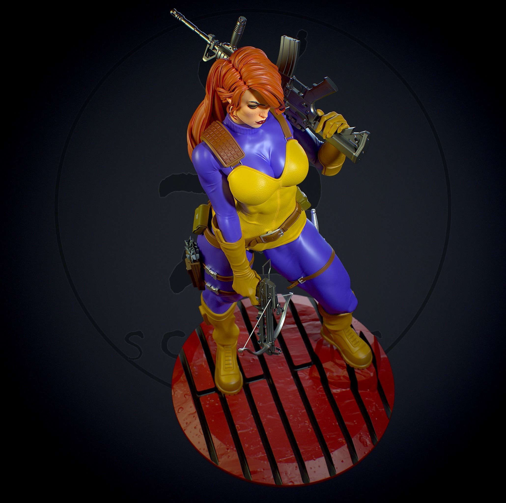 Scarlett with NSFW 3D print model_11