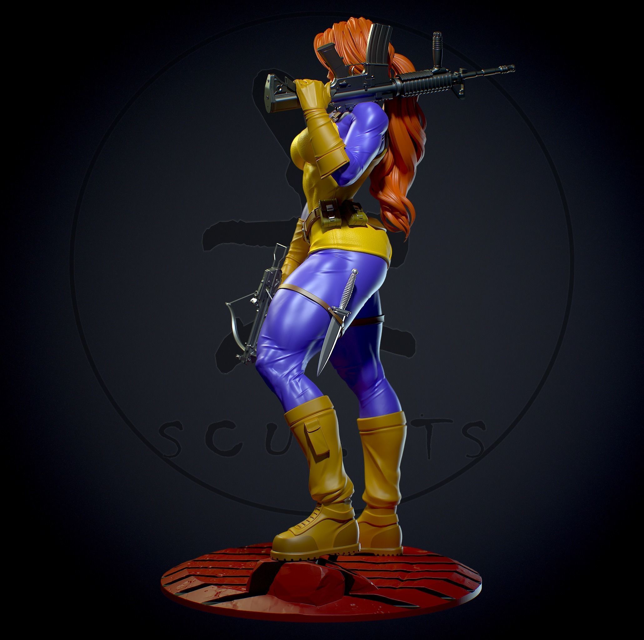 Scarlett with NSFW 3D print model_6