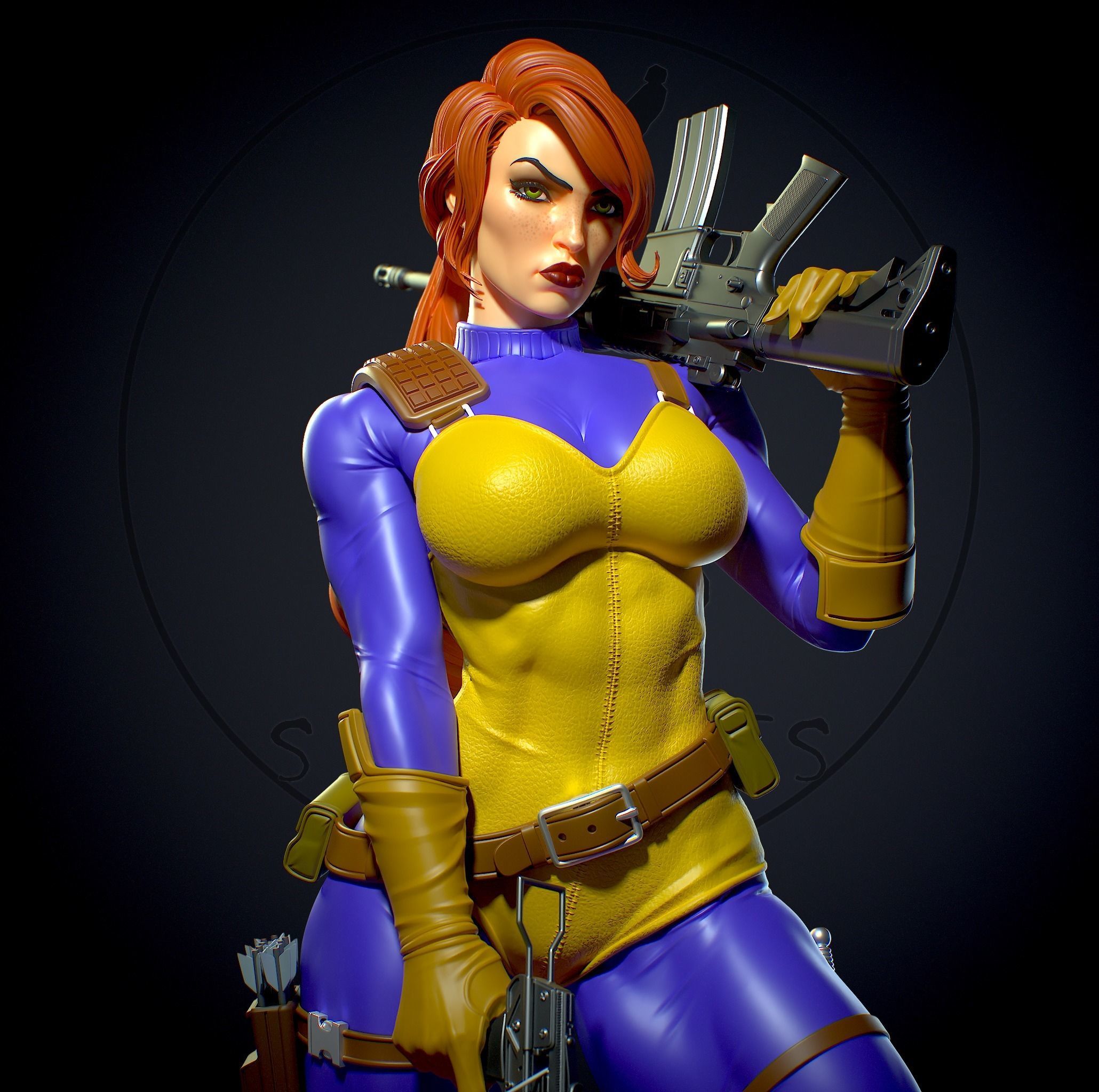 Scarlett with NSFW 3D print model_8