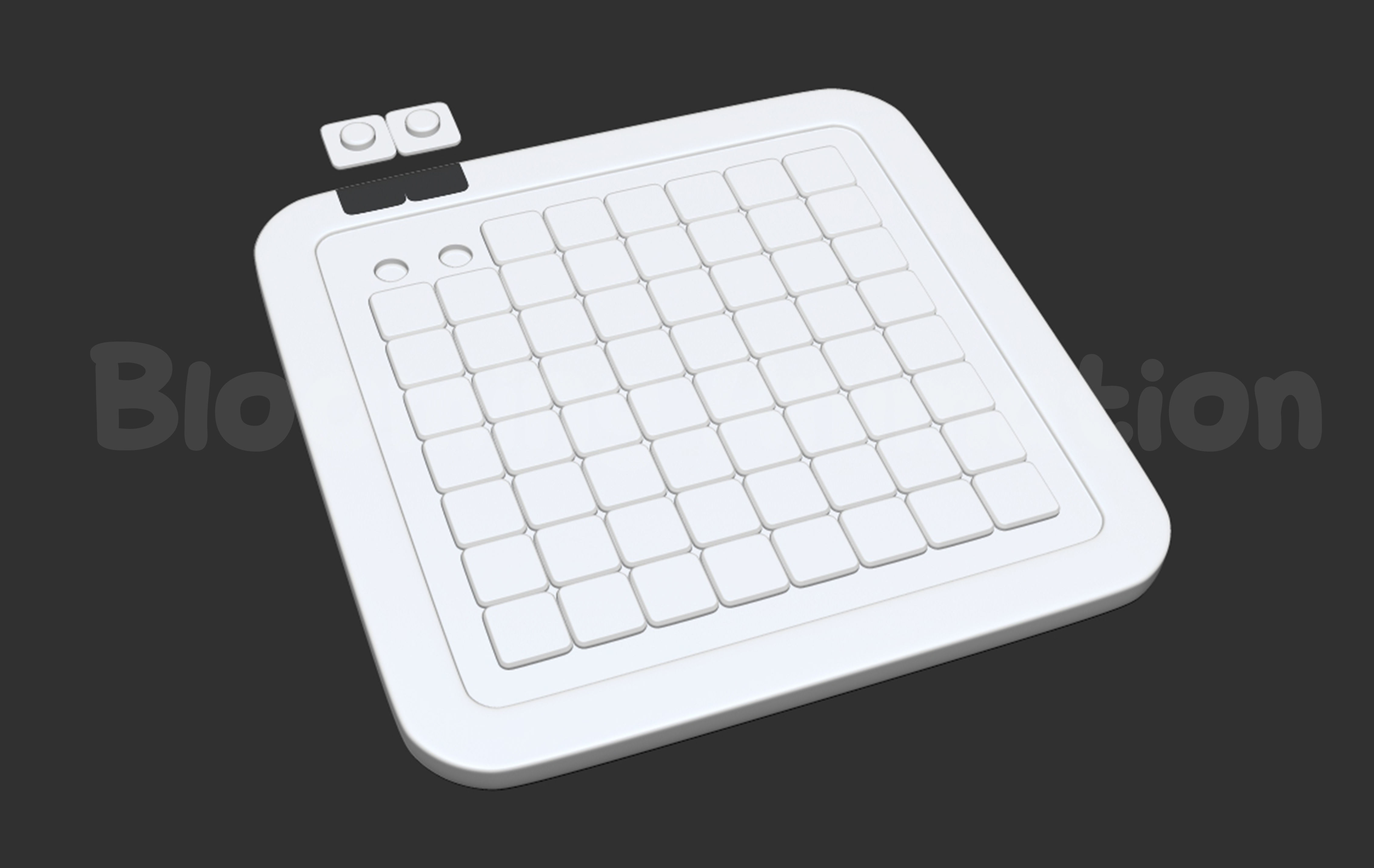 Cartoony Chess Figure for Small Children including Chess Board 3D print model_16