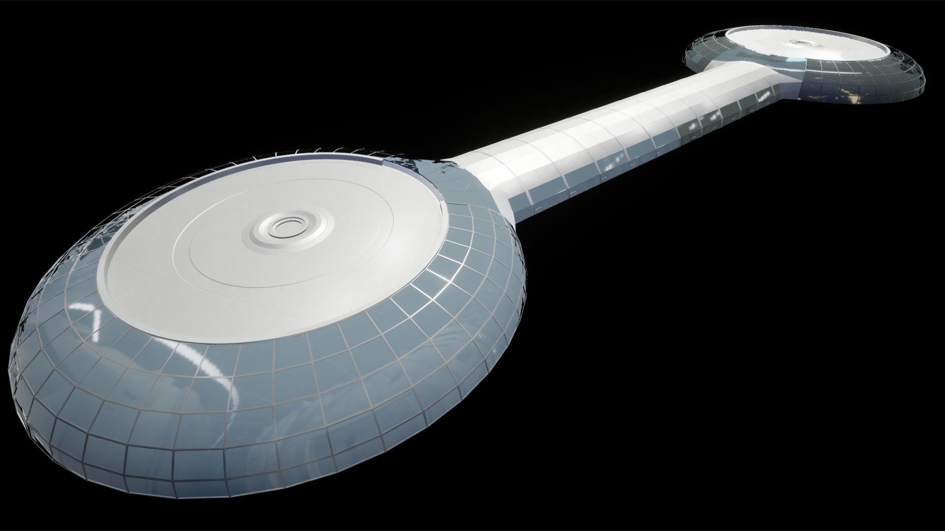 Command Center Environment Package Low-poly 3D model_25