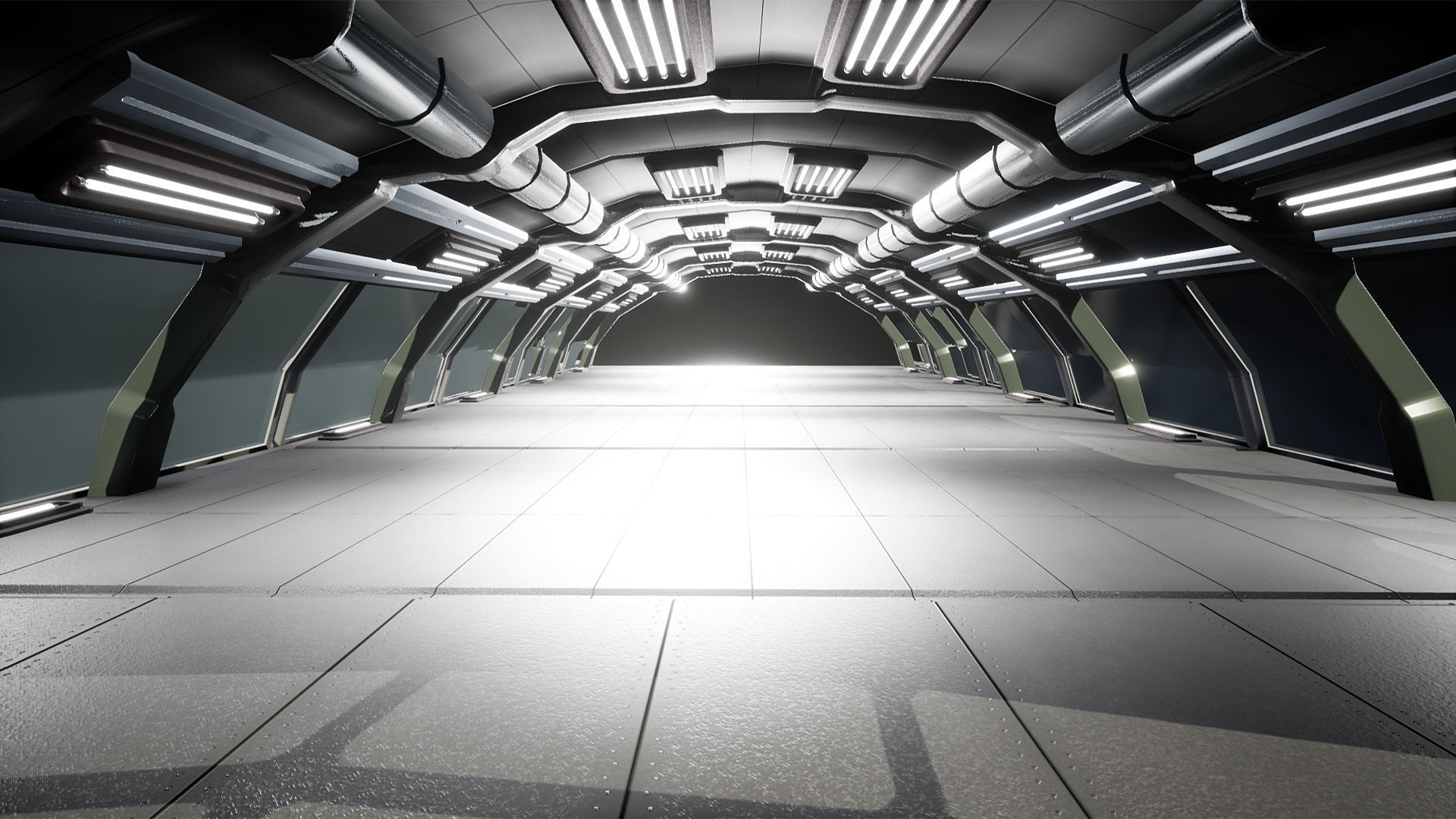 Command Center Environment Package Low-poly 3D model_13