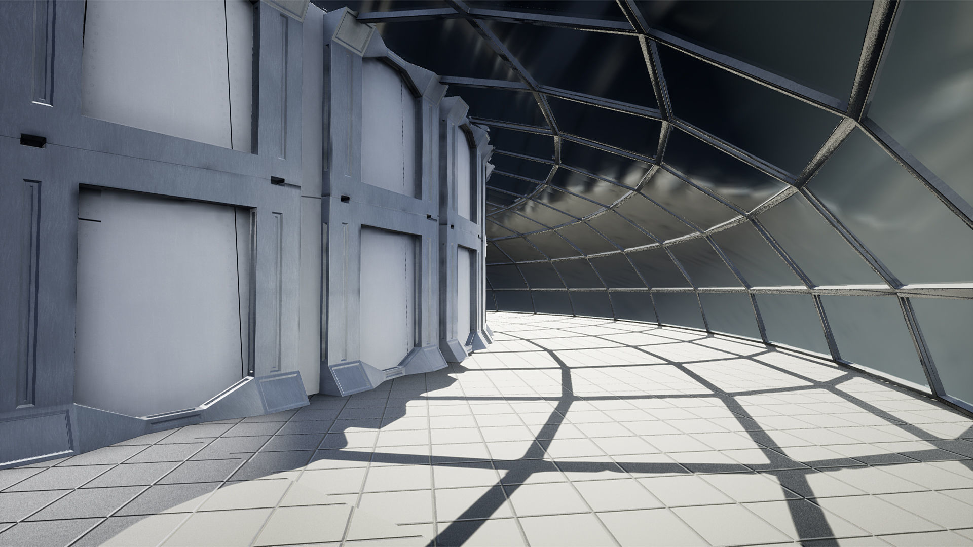 Command Center Environment Package Low-poly 3D model_15