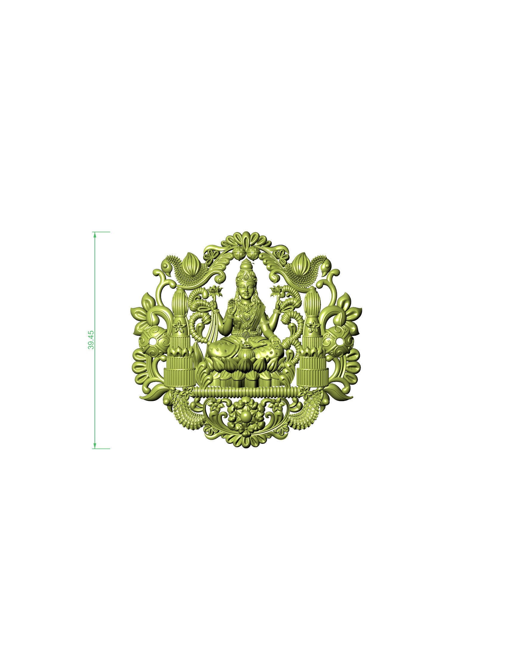 CLOSE SEETING PANDENTEMPLE  3D print model_45