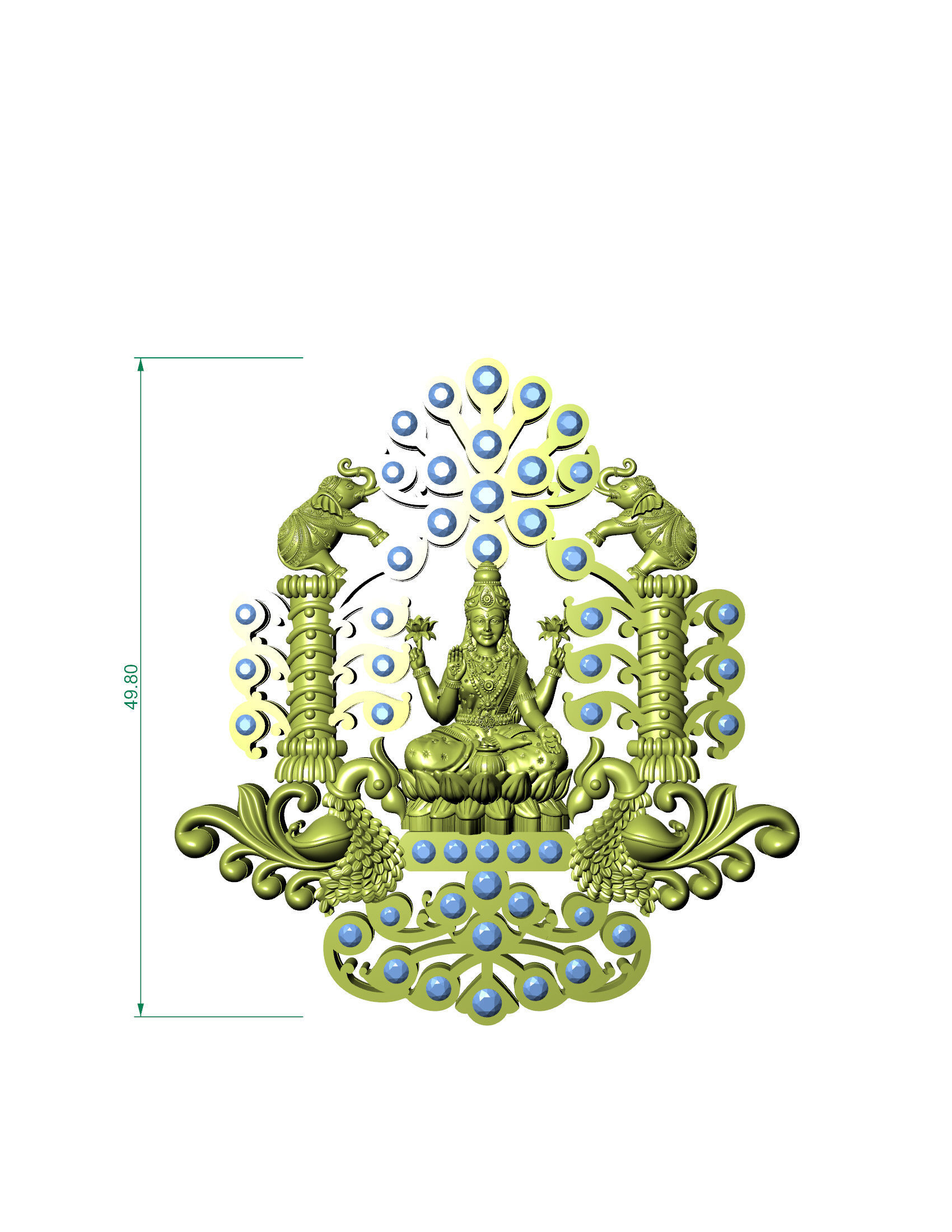 CLOSE SEETING PANDENTEMPLE  3D print model_7