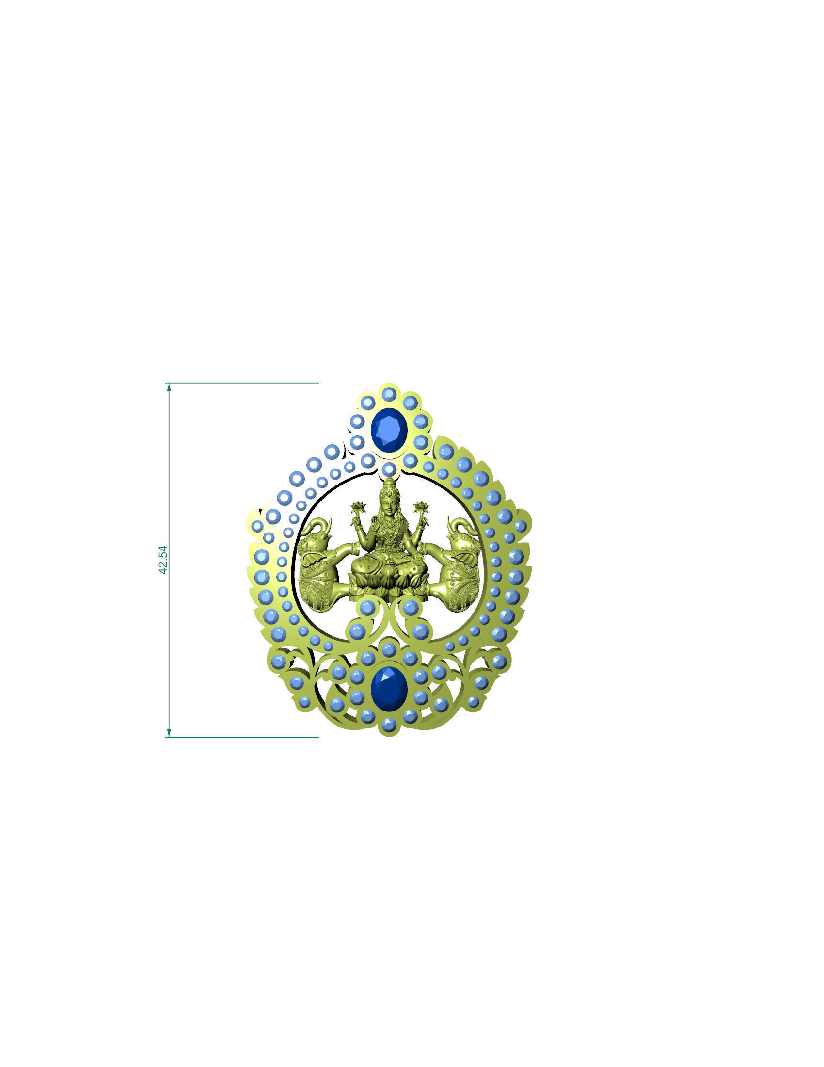 CLOSE SEETING PANDENTEMPLE  3D print model_35