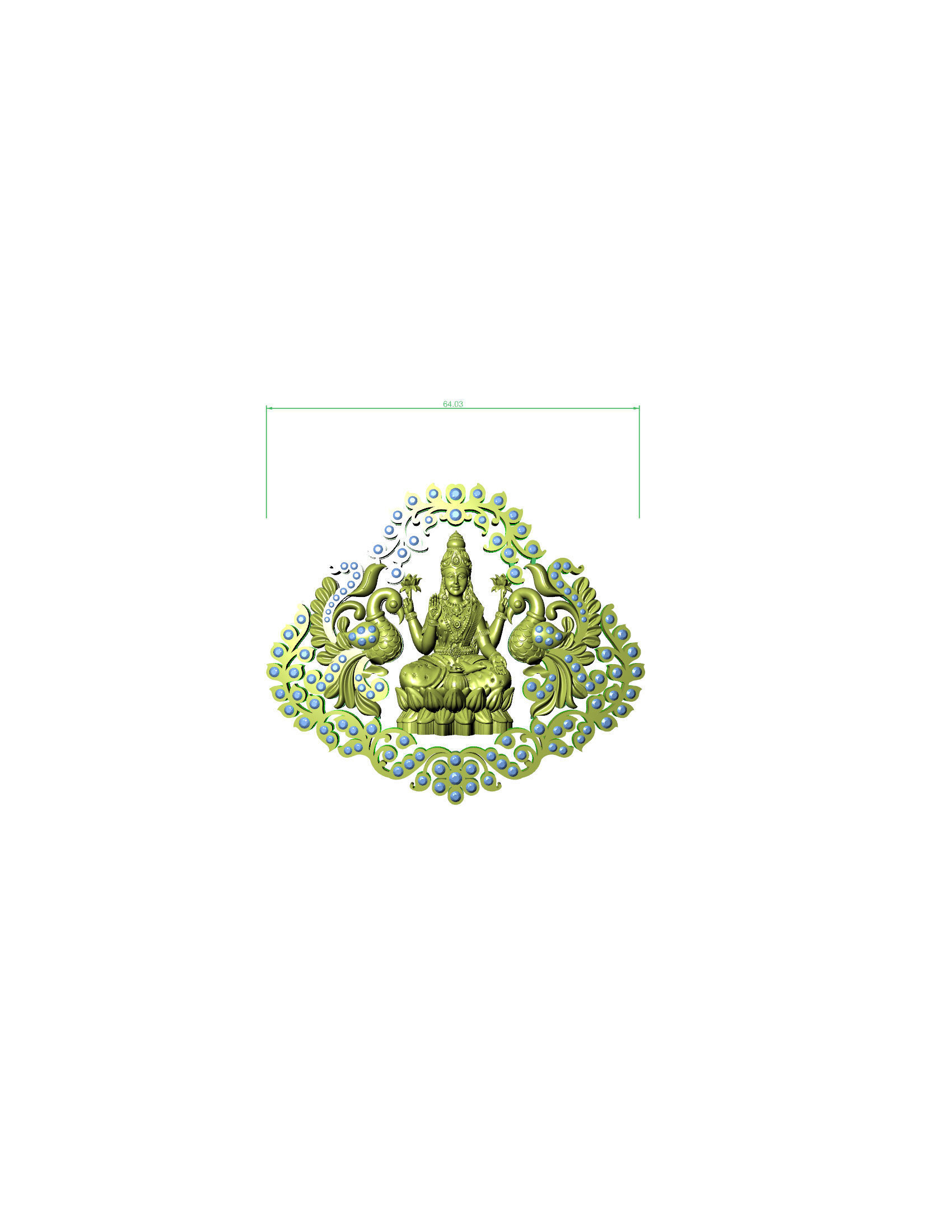 CLOSE SEETING PANDENTEMPLE  3D print model_12