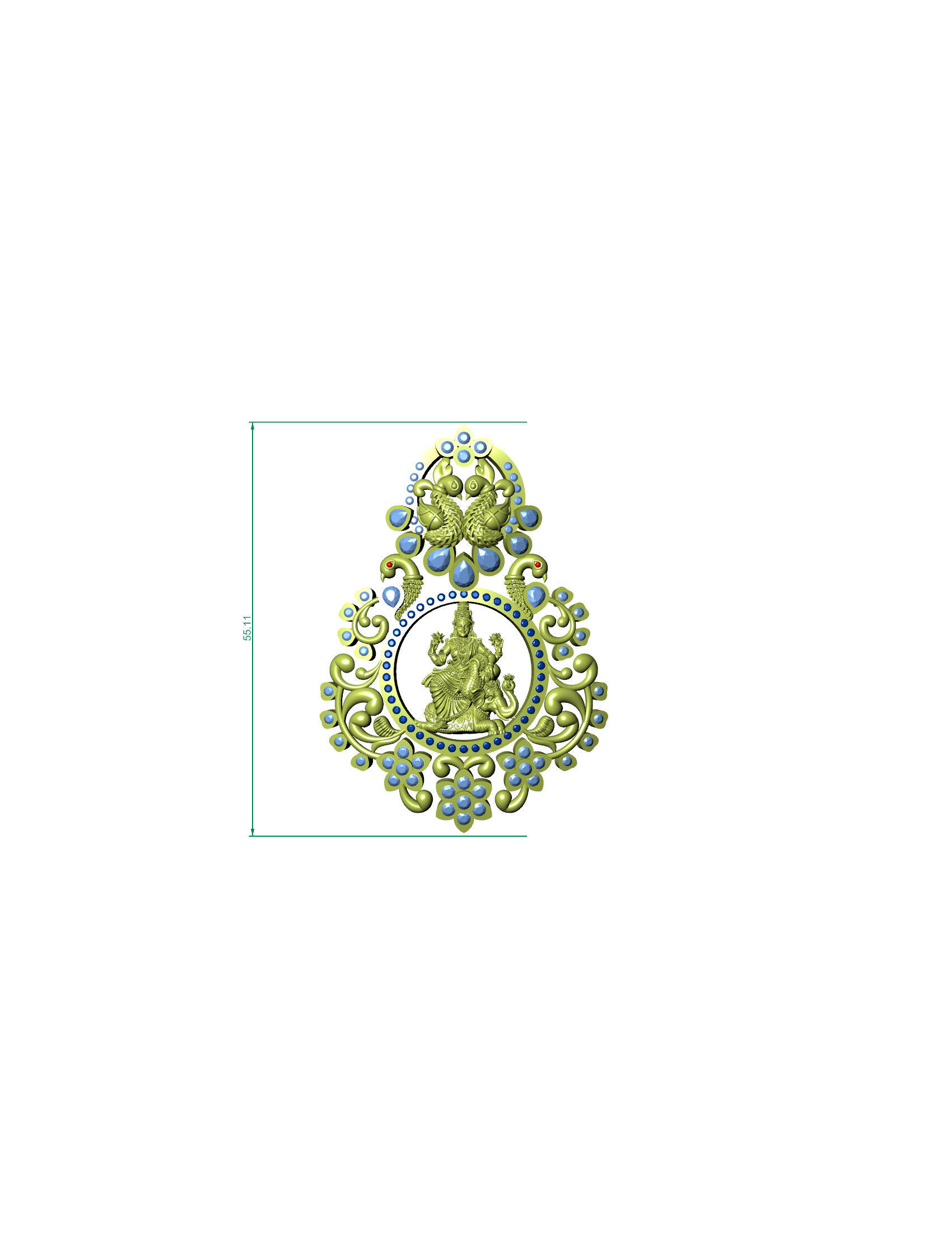 CLOSE SEETING PANDENTEMPLE  3D print model_39