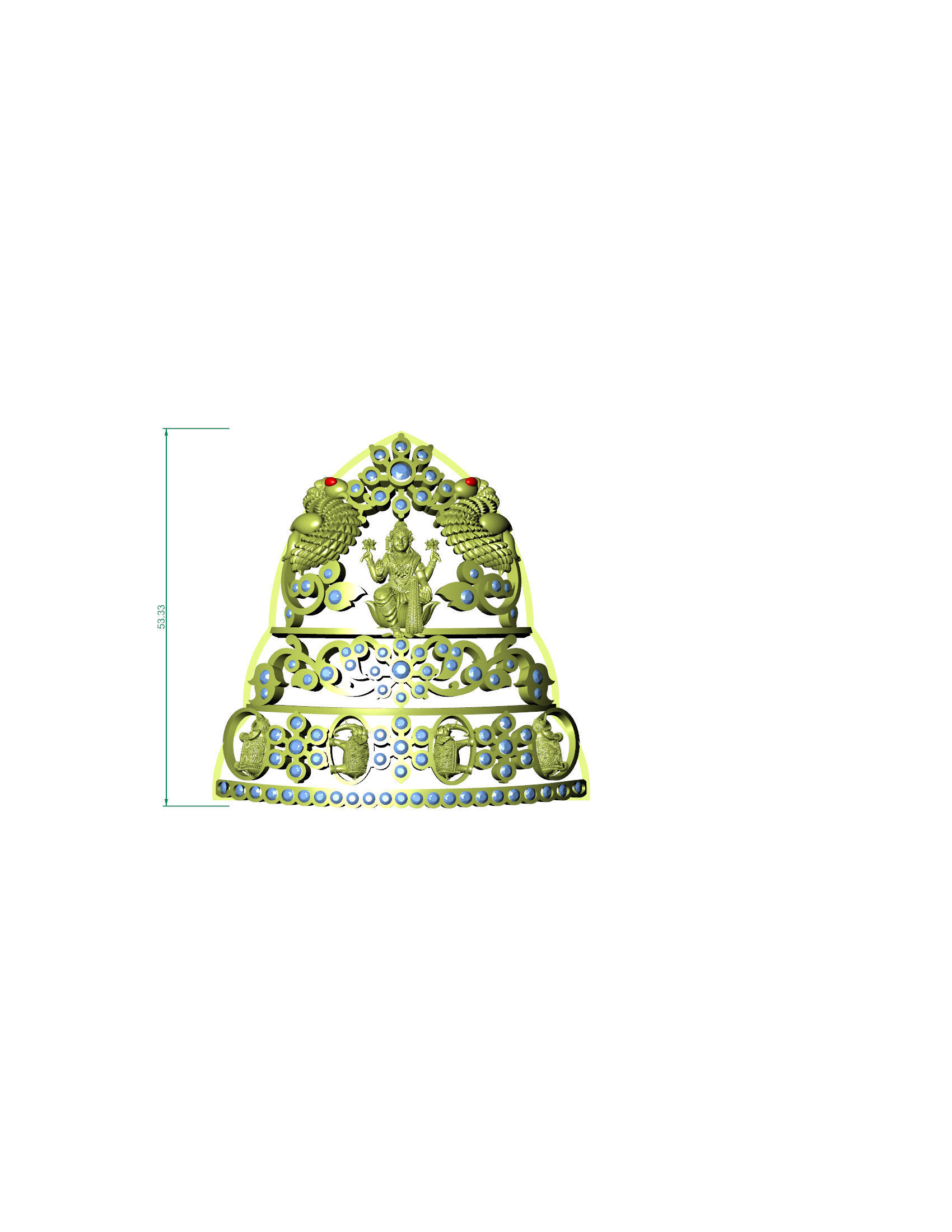 CLOSE SEETING PANDENTEMPLE  3D print model_40