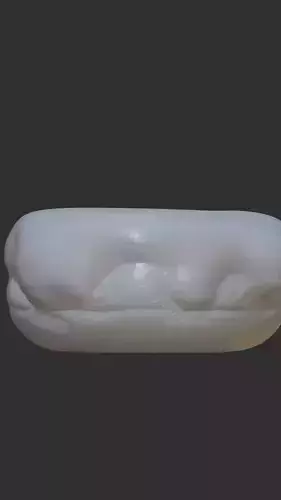Doughnut model Low-poly 3D model