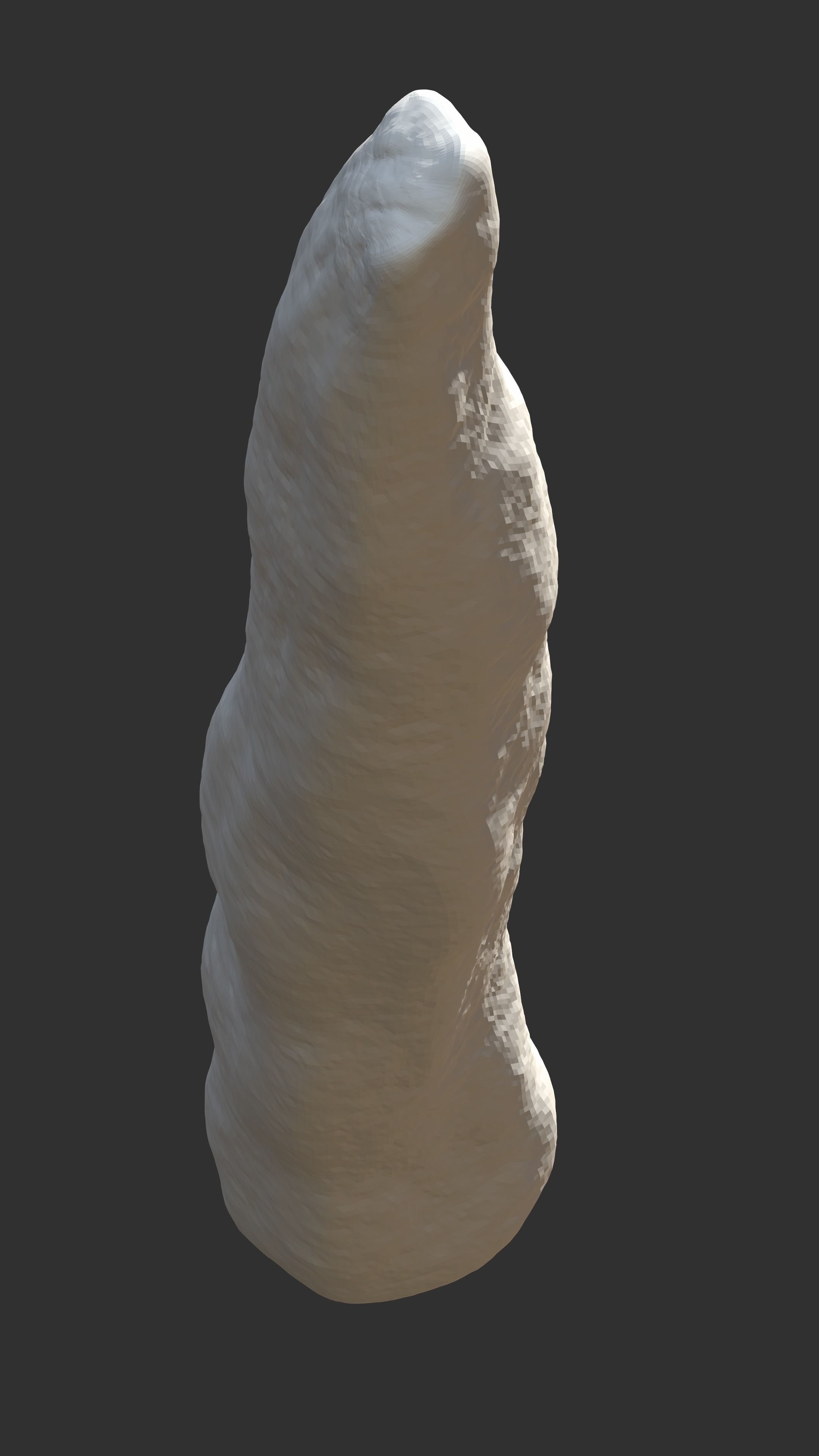 Cave rock Spike Low-poly 3D model_2