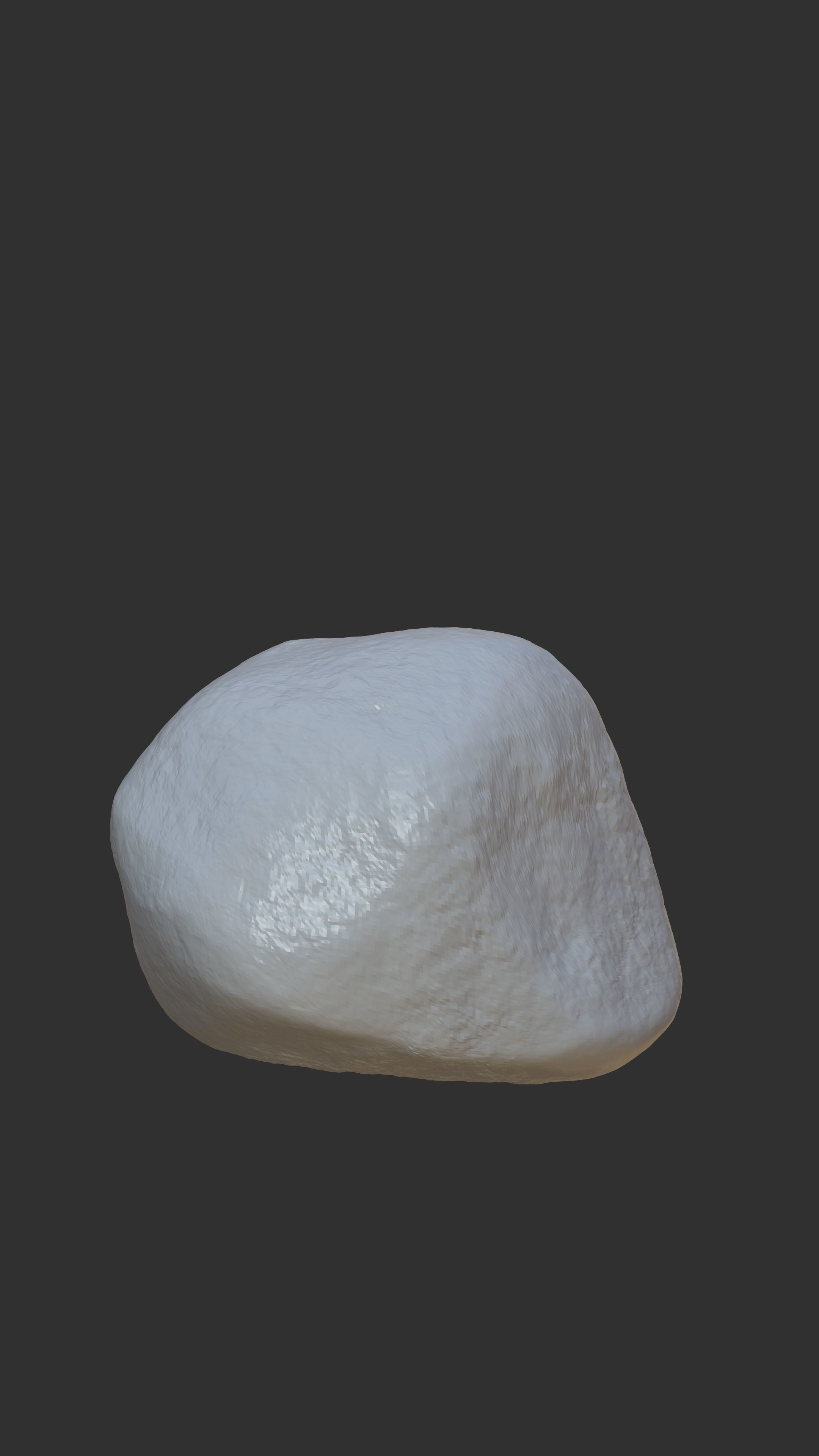 Rock 2 Low-poly 3D model_2