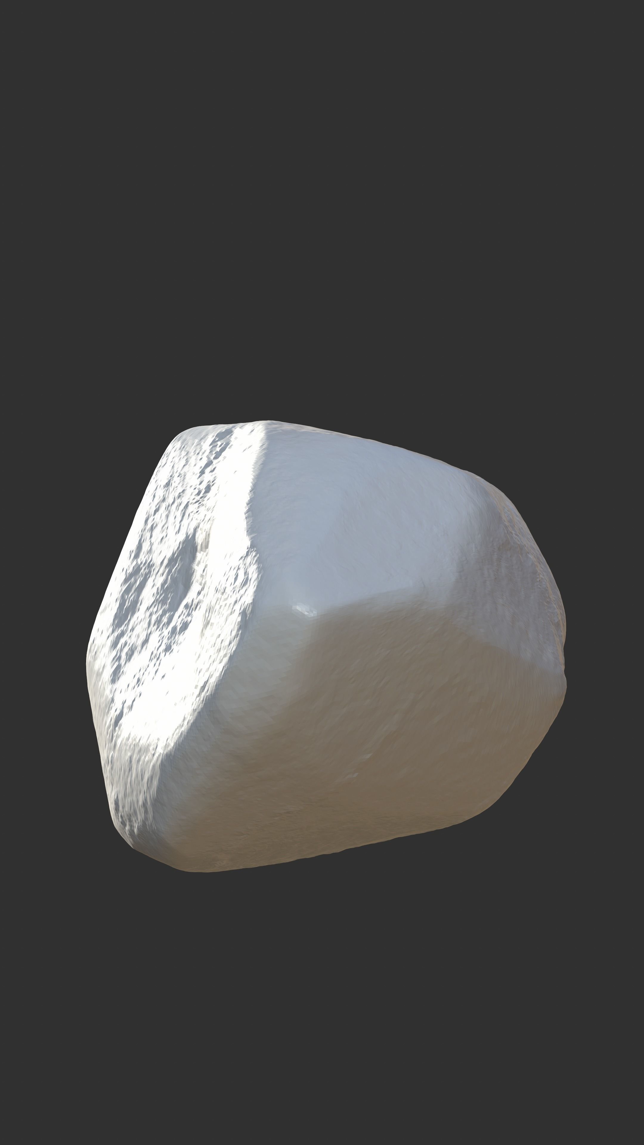 rock 3 Low-poly 3D model_1